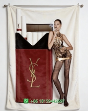Yves Saint Laurent Throw Blankets